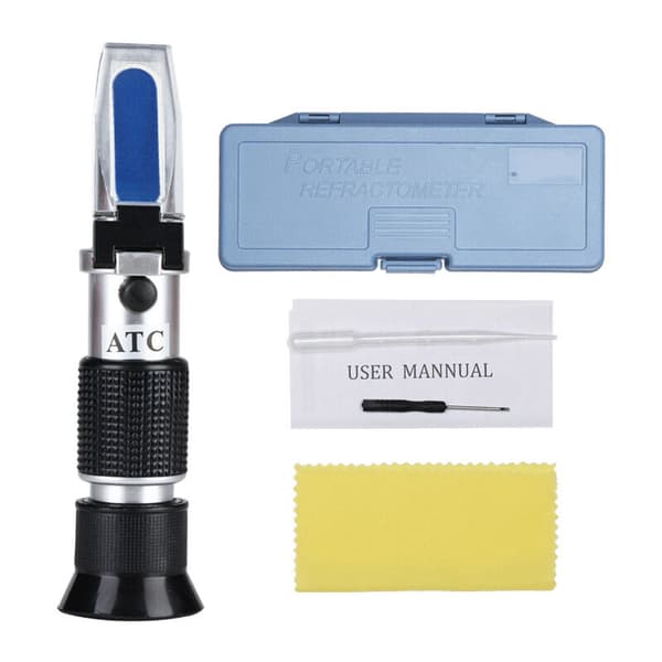 3-i-1 Refraktometer Honning Baume Brix Skala Honning Vann Fuktighetsinnhold Baume Tester