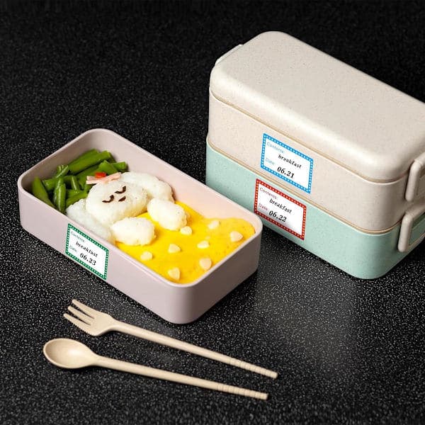 500 Printable Freezer Labels - Freezer Labels 4x2.5 cm - Labels - Suitable for Fridge and Freezer - Best Before Date Labels