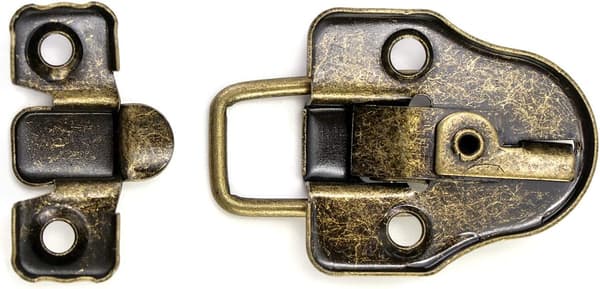 5 stk Retro Toggle Latch Lås, Antik Lås Vintage Bronze Spænder til Smykkeskrin Gaveæsker Trææsker