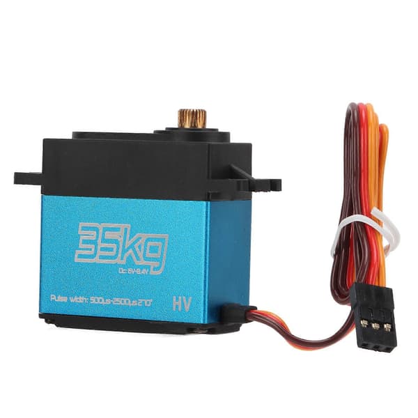 Kjerneløs Motor Servo Metallgir Digital 35kg for 1/8 1/10 1/12 RC Bil
