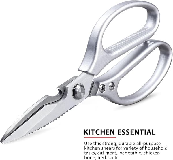 Kitchen Shears for Food, Heavy Duty Kitchen Scissors Dishwasher Safe, Sharp Cutting