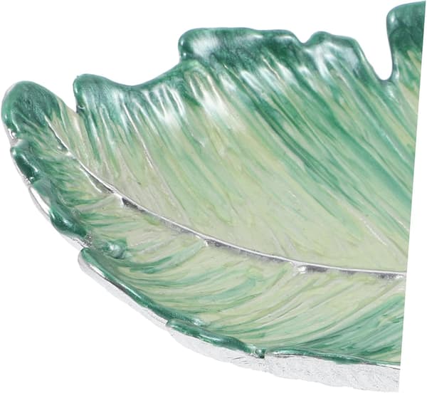 Key Dish Jewelry Ring Holder Decorative Trinket Dish Jewelry Storage Tray Leaf Shaped Ring Holder
