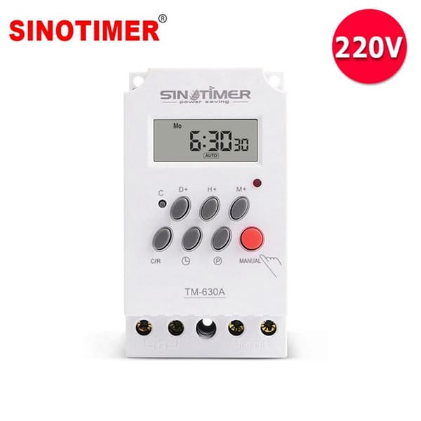 TM630A-2 Klockringningsinstrument Golvlampor Neonljus Scen Tidskontroll Tidskontroller 220V