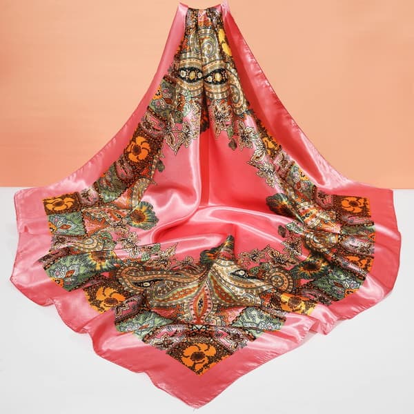 3-pakning hodeplagg silkeskjerf for kvinner - 90 x 90 cm store elegante sjal for kvinner sateng bandana jenter hodeplagg hårpynt
