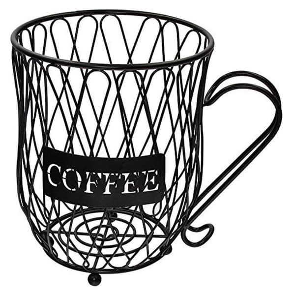 Coffee Pod Holder Cup Mug Storage Basket Metal Fruit Bowl Coffee Organizer Storage Baskets Laundry Basket Toy Basket