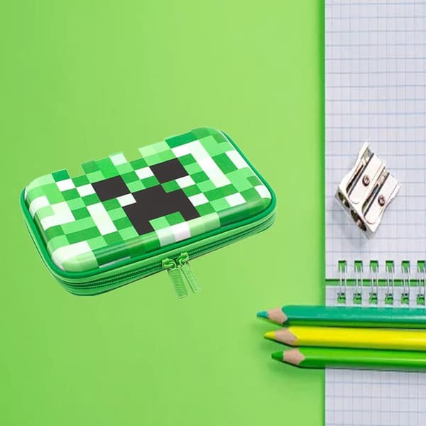 EVA Mosaic Pencil Case Makeup Bag Desk Organizer Practical Pen Pouch for Girls