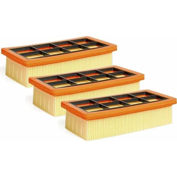 Vacuumfilter 3-pak til Kärcher AD 3200/3 Premium/4 Premium