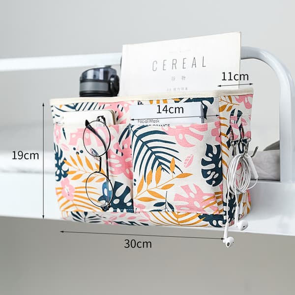 1 stk sengeficka sengekant organizer veske hengende seng oppbevaring organizer vanntett sengeficka organizer for sovesal seng sofa
