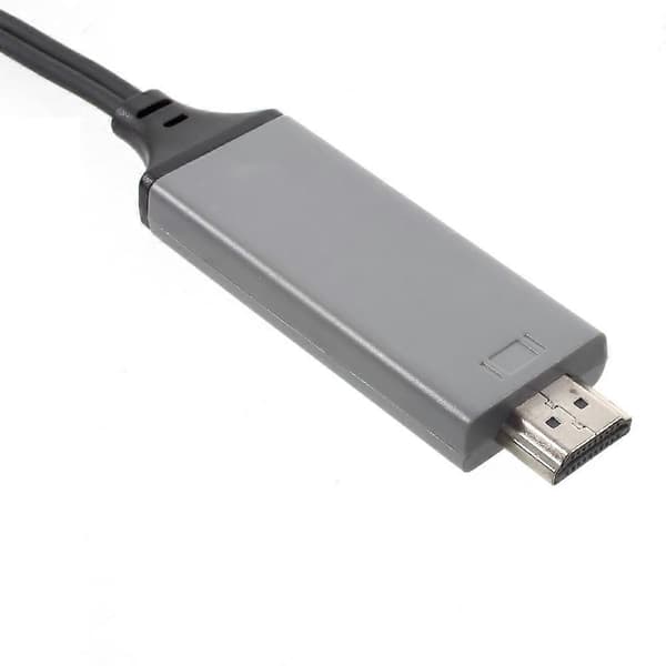 IP-330 Lightning 8Pin til HDMI HDTV Adapterkabel til iPhone 7/7Plus/6s/6s Plus/5s iPad etc. - Sort