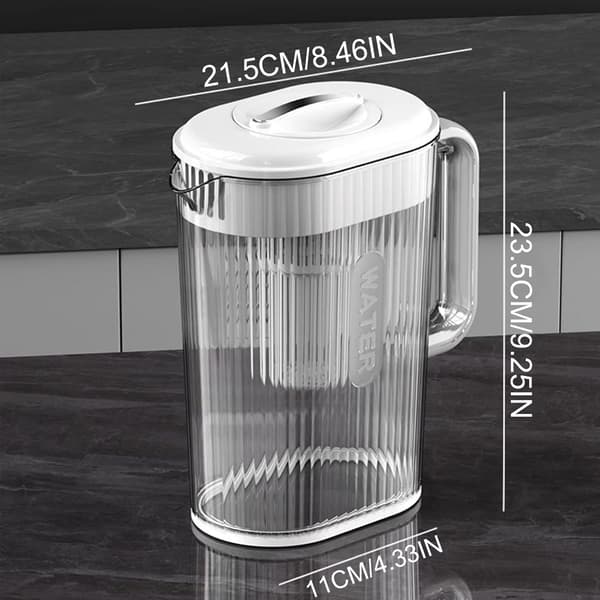 Water Infuser Pitcher 2 Qt Fruit Infuser Water Pitcher Jug with Infuser Filter