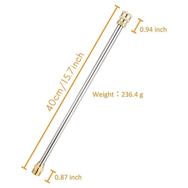 Cleaning Extension, Universal Extension for Cleaners, M22 to 1/4 inch Connection
