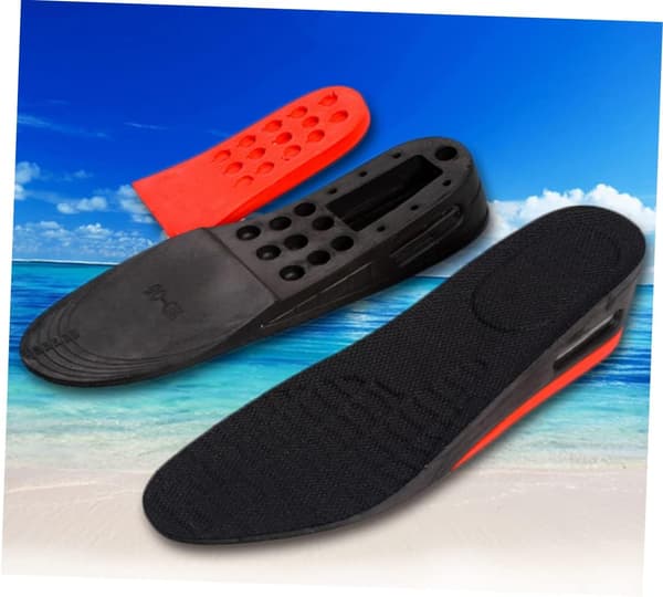 Height Increasing Insoles 2-inch Trimmable Air Cushioned Shoe Inserts for Men and Women