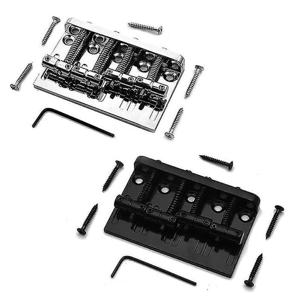 4-strängad Hardtail Basgitarrbrygga för Fender Precision Jazz Bas