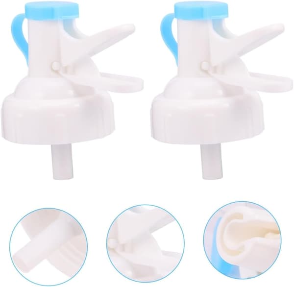 2 st Vattenflaska Dricksfontän Vattendispenser Dryckdispenser Vattenflaska Pump Vattenpip för Hem Vattenkokare Vattenfontän