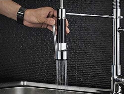 Replacement for Fixed Brass Kitchen Faucet, Pull-Out Spray Head Part, Chrome Finish