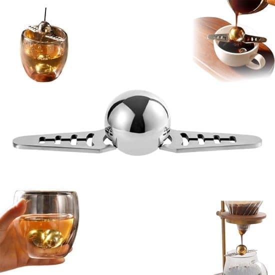 Espressokugle, iskugle, til espresso, kaffe, espressokøler, køleværktøj, køler i rustfrit stål, til fødselsdage, valentinsdag, jul [Ho]