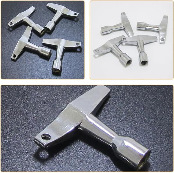 4pcs Drum Key Drum Head Adjuster Tuning Tool in Aluminum Alloy