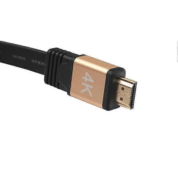 3m HDMI 2.0 4K 30AWG HD 3D 18 Gbps Ethernet Audio Return Platt HDMI-kaapeli - Kullanvärinen