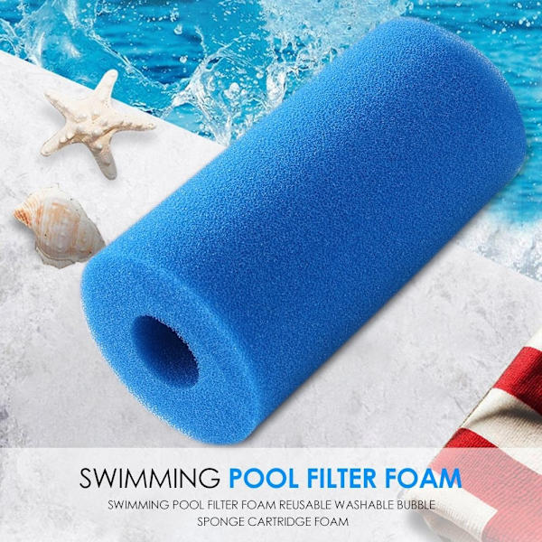 1 pc 20*10*4cm Reusable Water Washed Swimming Pool Filter Sponge