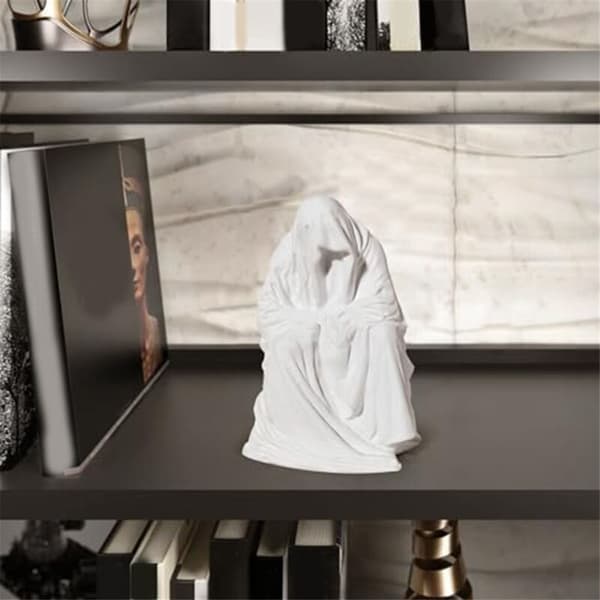 Cloak of Conscience Sculpture, Artwork by, Aesthetic Statues and Sculptures that Fill Interior Space for