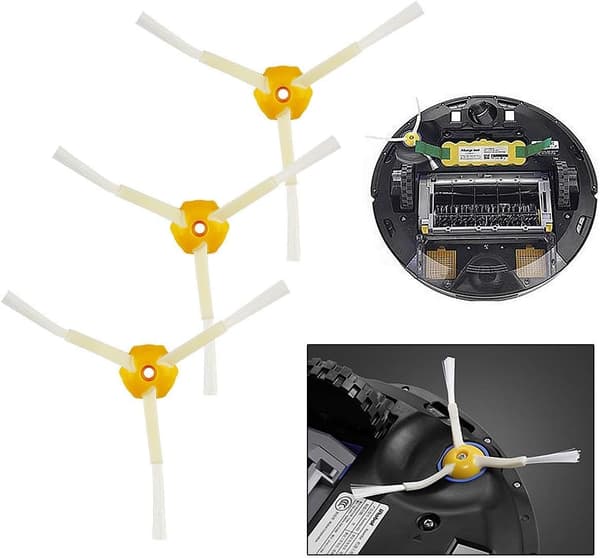 Enhance Your Vacuum's Peak Performance with Multi-Surface Rubber Brushes, Perfect for iRobot Roomba 800 and 900 Series, Designed for Durability and