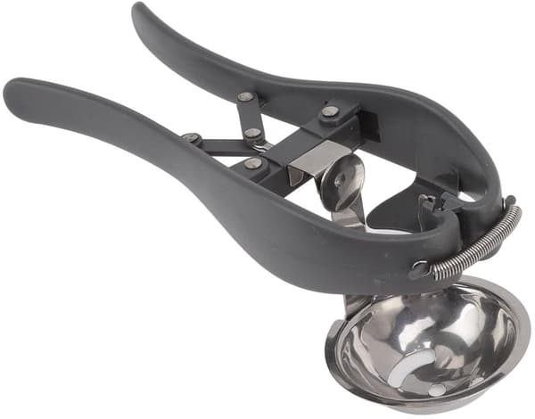ING Eggseparator i rustfritt stål, håndholdt eggseparator, kreativt kjøkkenredskap