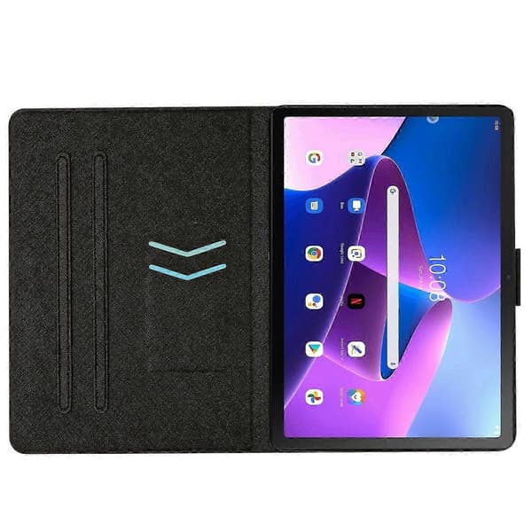 Bedst sælgende tablet-etui kompatibelt med Lenovo M10 Plus Marmormønster Smart læder-tablet-etui (Splicing Marble) Splicing Marble