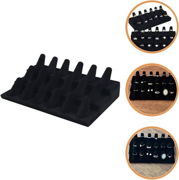 Ring Storage Rack Necklace Holder Bracelet Stand Finger Ring Cone Finger Ring Stand Cone Holder