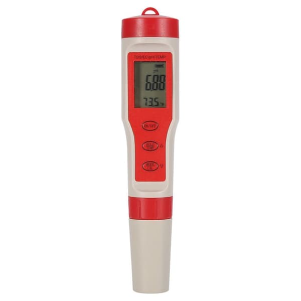 4-i-1 Funktion pH TDS EC TEMP Digital Vandkvalitetstester Monitor Måler Testpen