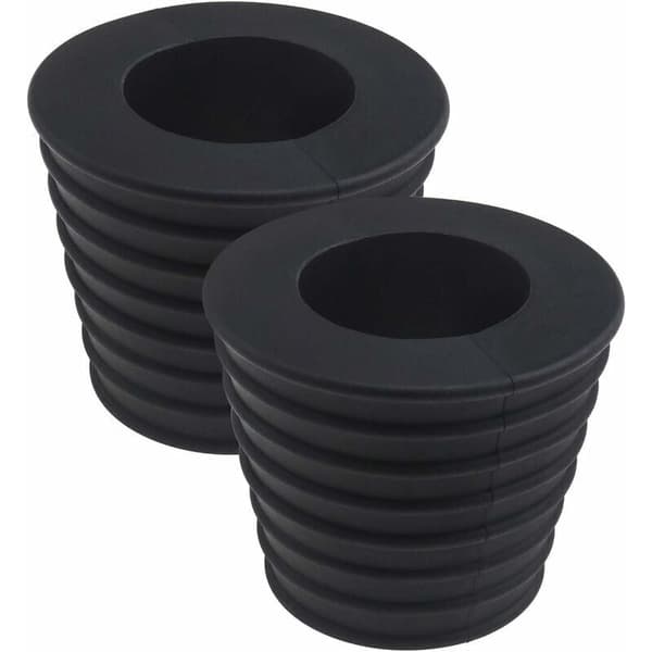 2X Gummi Paraply Kile for Parasollbase Stativ Hullplugg Uteplassbord Paraply 1,5 tommer/38mm -
