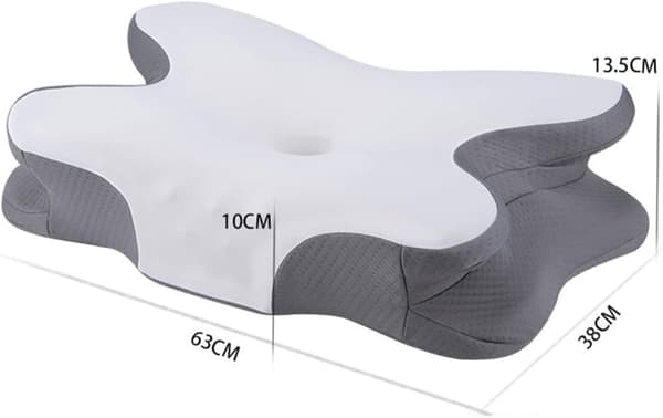Ergonomisk kudde / Ortopedisk memory foam-huvudkudde för sid- och ryggsovare, lindrar nacksmärta Nackkudde_TF_TF