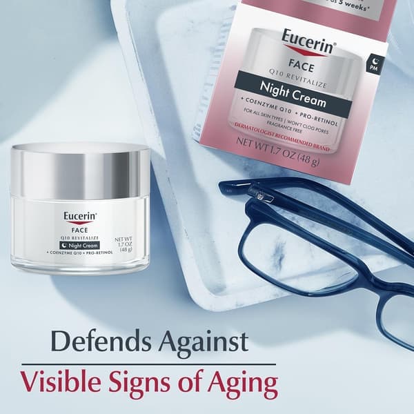 Eucerin, Q10 Anti-rynke + Pro-Retinol Nattkrem, 50 ml (48 g)
