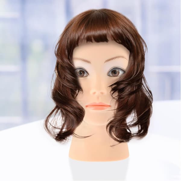 Professional Wig Head Bald Mannequin for Wig Making, Display, Cosmetology Training