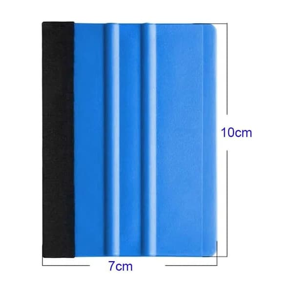High-quality squeegee with felt edge for car vinyl wrapping, durable window film squeegee, decal sticker squeegee (8-pack, black)