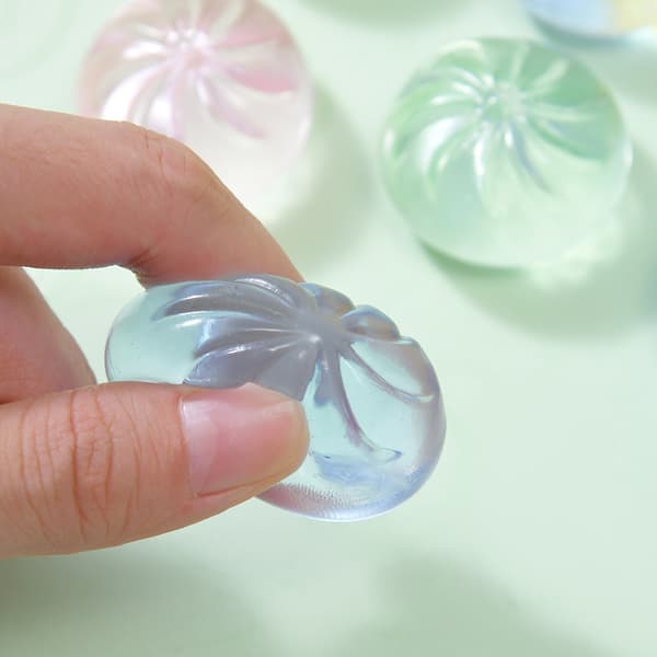 4 kpl. Pullamaiset Squishy Stressilelut – Kristallimaltoosi Puristuslelu Sensorinen Helpotus a