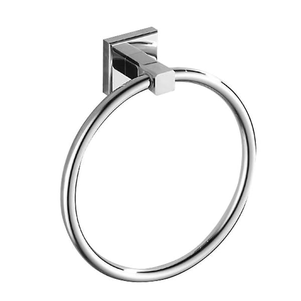 Moen P5860 Donnor Collection 15,9 cm Diameter Moderne Håndklestativ for Bad, Krom