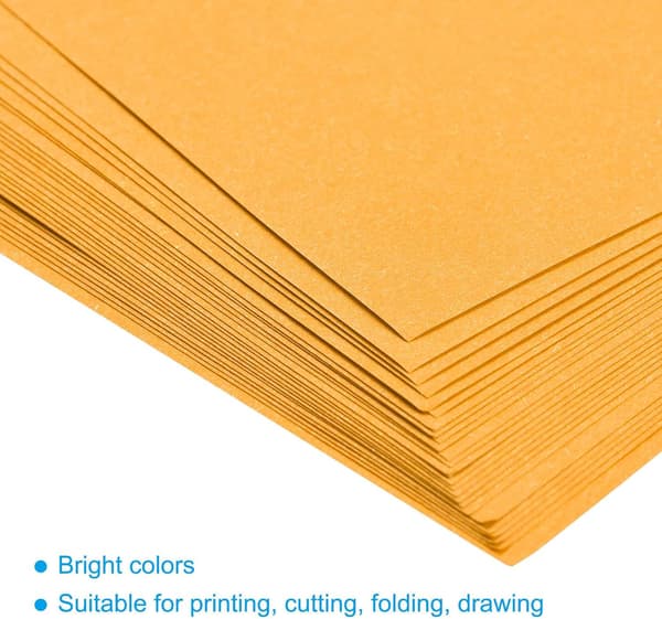 50 ark A4 farvet kopipapir 8 1/2 tommer printer fluorescerende orange size_name 1.4mm Thick 20mm OD