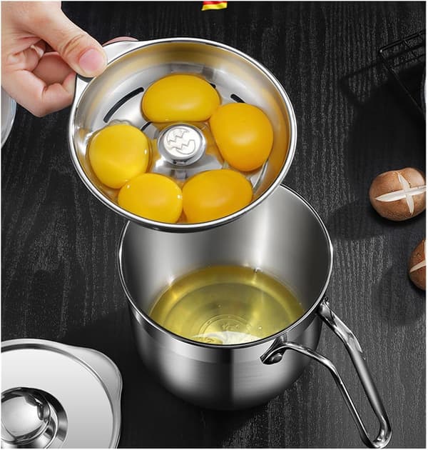Stainless Steel Egg Separator, Yolk and White Separator - Practical Kitchen Utensils