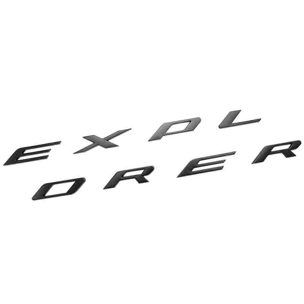 3D Bokstaver ABS Frontpanser Emblem Explorer Sport Panser Bokstaver Dekaler for Explorer 2011-2020 (Matt