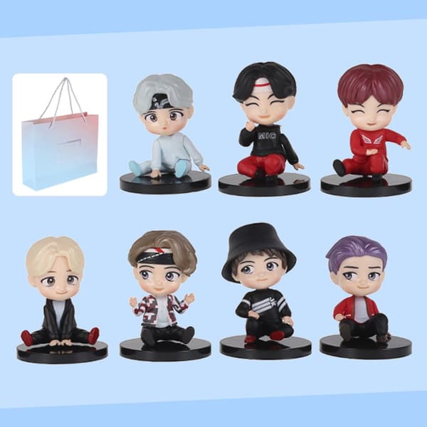 BTS Idol Dolls 7-pack for Collectible Toys