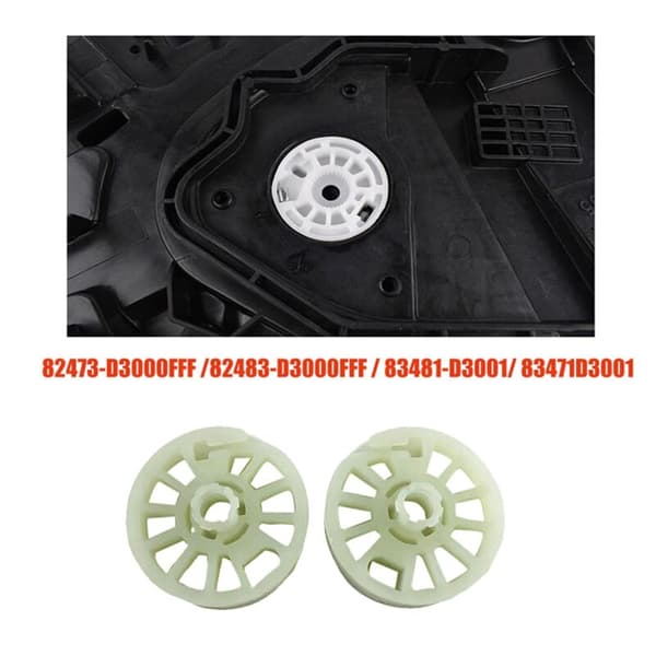 1 Pair Window Regulator Gear Drum LH+RH for QL 2016-2019 82473-D3000FFF 82483-D3000FFF