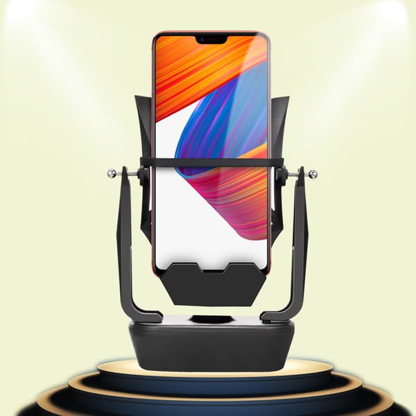 1 stk mobiltelefon rocker automatisk skridttæller (sort)