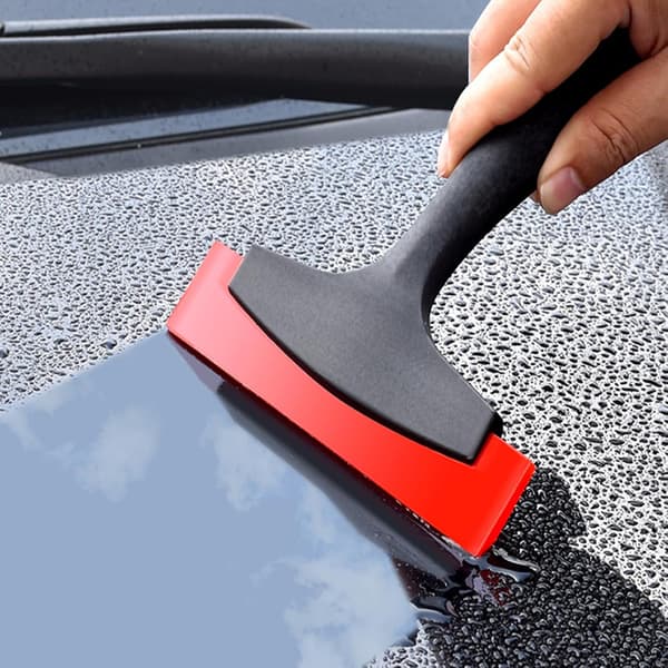 Small Rubber Squeegee, Window Squeegee with Handle, Silicone Window Squeegee, Flexible Rubber Squeegee, Small Shower Squeegees 4 pcs