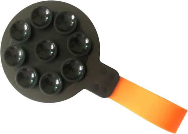 Magnetisk silikonsugtelefonhållare, kompakt magnetisk silikonsugtelefonhållare för vägg, bil och dusch