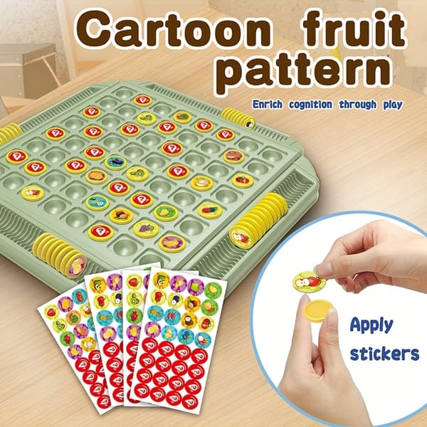 STEM Flipped Memory Chess Board Toys, Classification Activity Educational, Suitable for Birthdays, Thanksgiving, Back-to-School Gifts