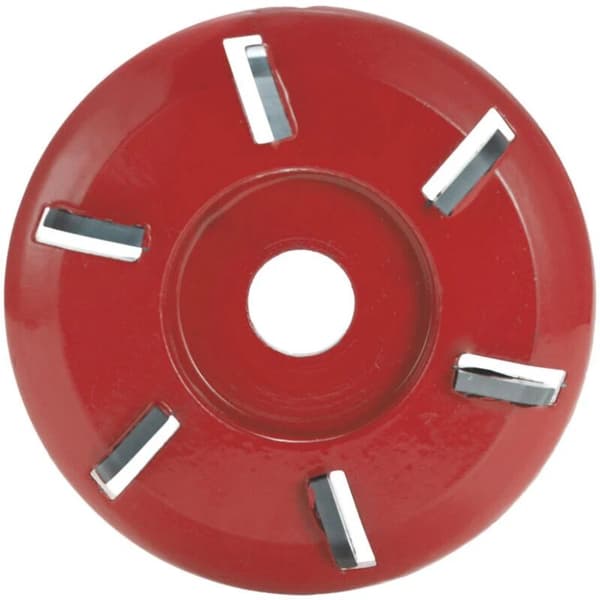 Six-toothed powerful wood carving tool disc milling cutter for 16mm aperture angle grinder