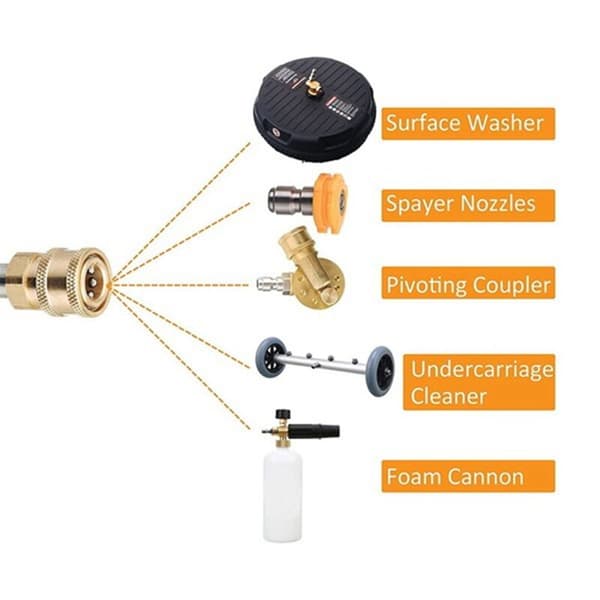Cleaning Extension, Universal Extension for Cleaners, M22 to 1/4 inch Connection
