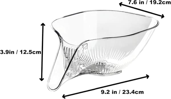 Multifunctional Drain Basket Fruit Vegetable Washer Filter Colander Sink Strainer 23x12cm