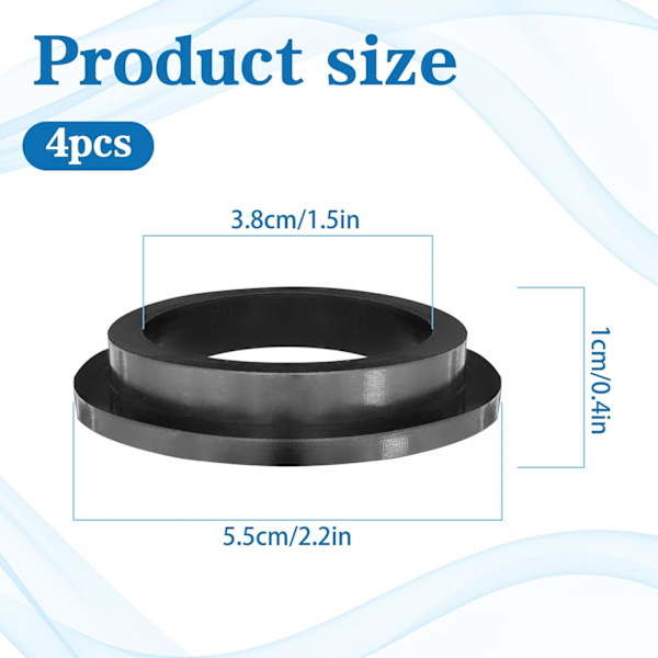 Erstatnings O-ringe til pool - til poolfilterpumpe - Gummipakninger - Runde - til Intex reservedele