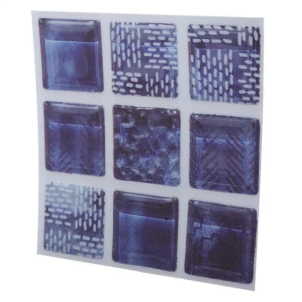 Mosaic Tile Stickers for Bathroom and Kitchen DIY Home Decor - 18pcs (10cm*10cm)